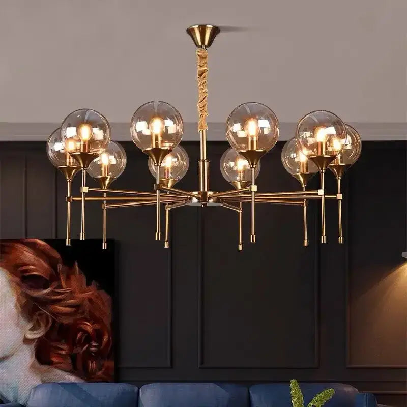 DecorBites™ Designer Metal Chandelier for Modern Living