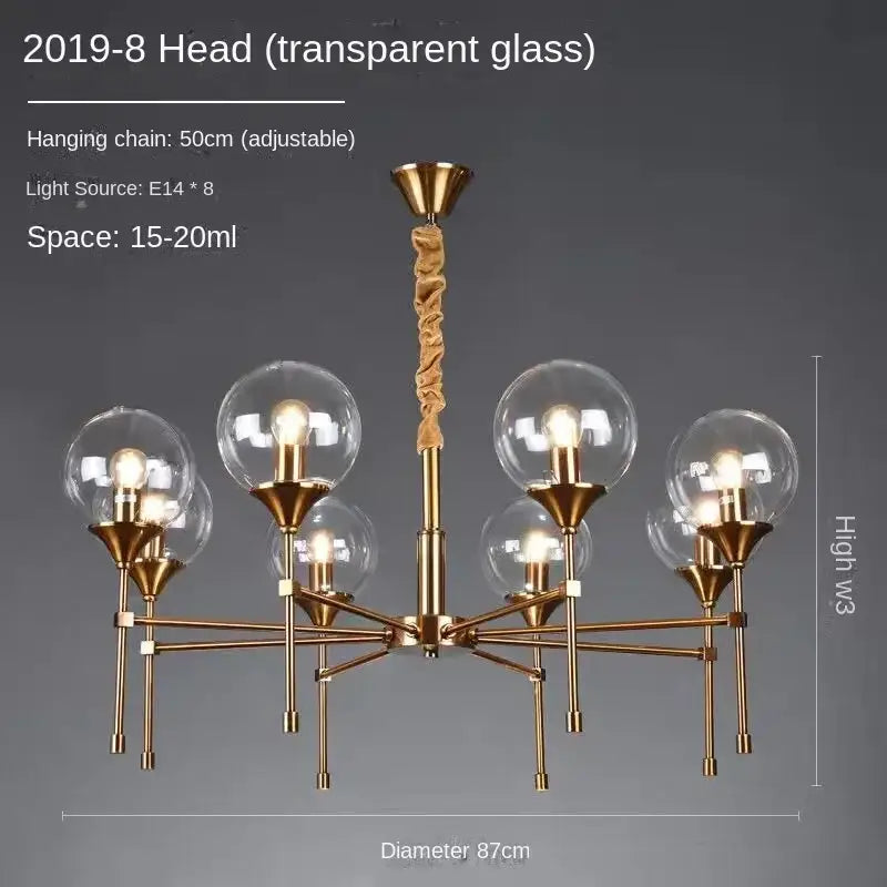 DecorBites™ Designer Metal Chandelier for Modern Living