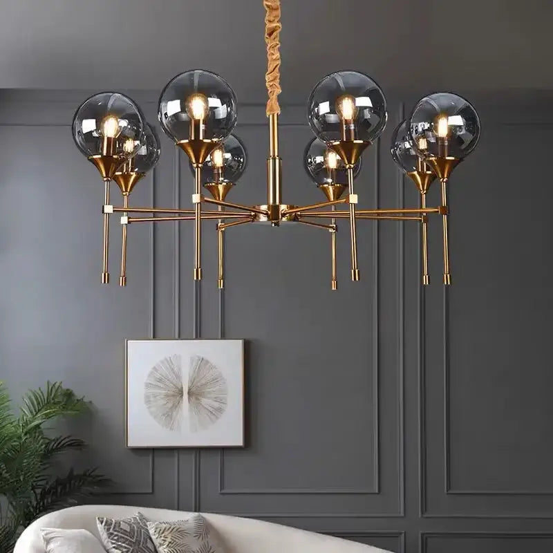 DecorBites™ Designer Metal Chandelier for Modern Living