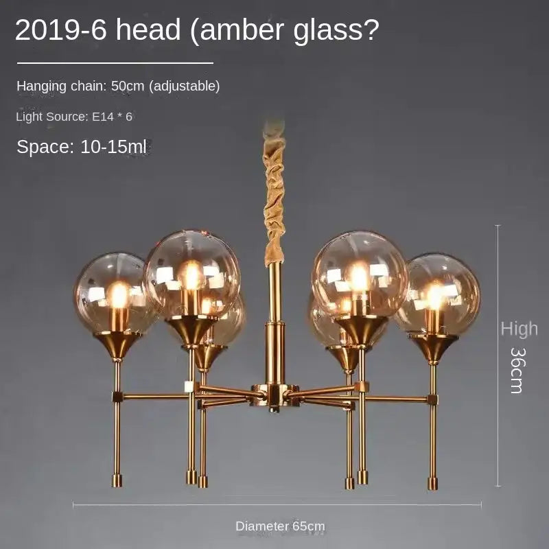 DecorBites™ Designer Metal Chandelier for Modern Living
