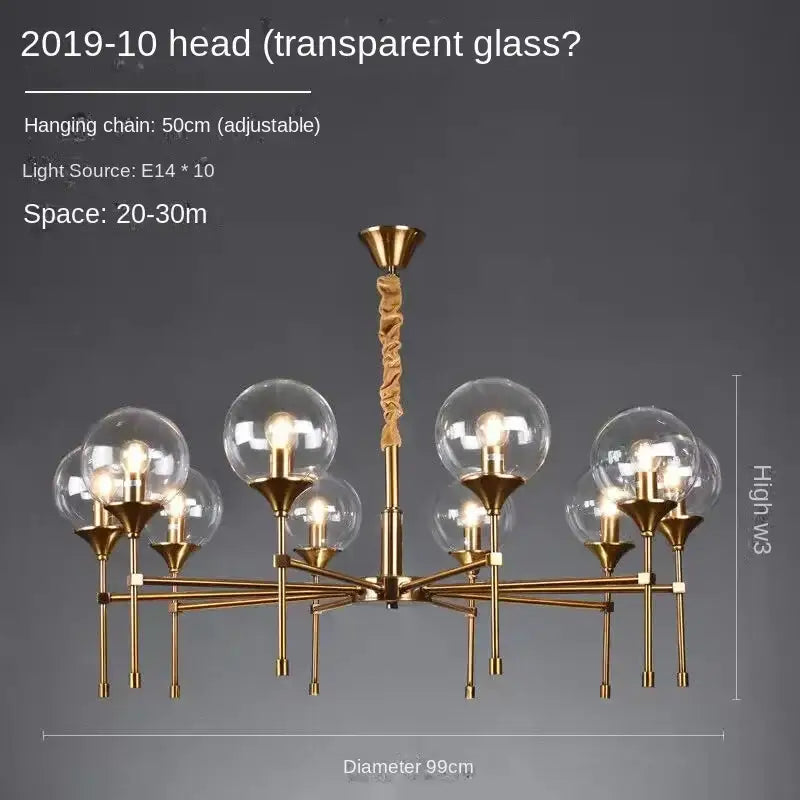 DecorBites™ Designer Metal Chandelier for Modern Living