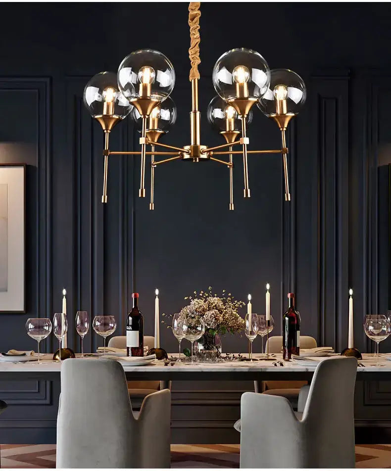 DecorBites™ Designer Metal Chandelier for Modern Living