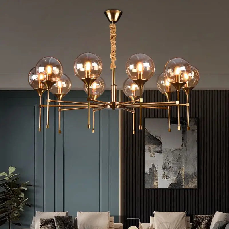 DecorBites™ Designer Metal Chandelier for Modern Living