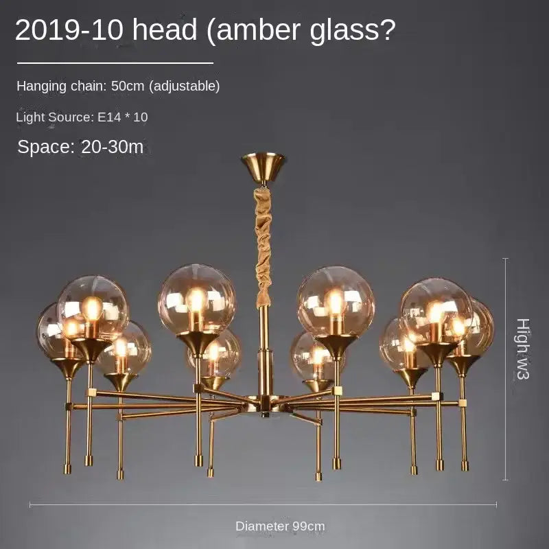 DecorBites™ Designer Metal Chandelier for Modern Living