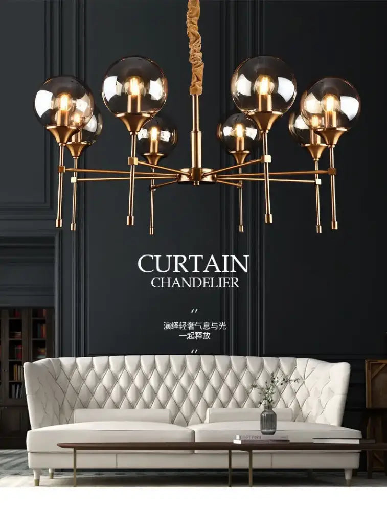DecorBites™ Designer Metal Chandelier for Modern Living