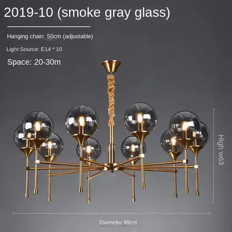 DecorBites™ Designer Metal Chandelier for Modern Living