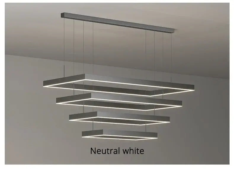 DecorBites™ Dimmable Nordic LED Ceiling Chandelier for Living Room