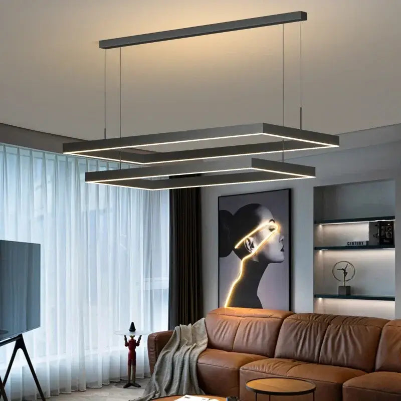 DecorBites™ Dimmable Nordic LED Ceiling Chandelier for Living Room