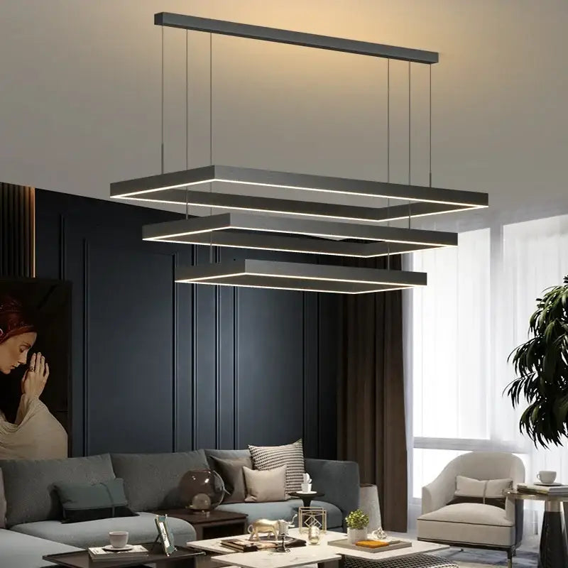 DecorBites™ Dimmable Nordic LED Ceiling Chandelier for Living Room