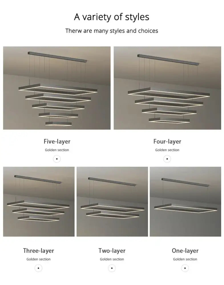 DecorBites™ Dimmable Nordic LED Ceiling Chandelier for Living Room