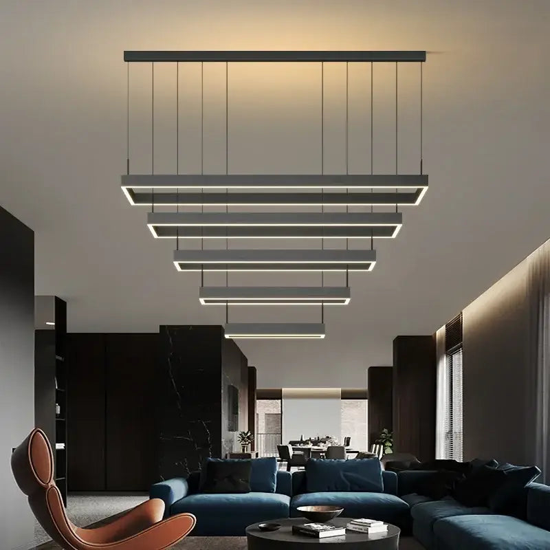 DecorBites™ Dimmable Nordic LED Ceiling Chandelier for Living Room
