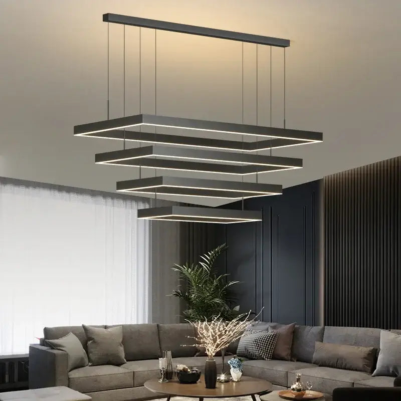 DecorBites™ Dimmable Nordic LED Ceiling Chandelier for Living Room