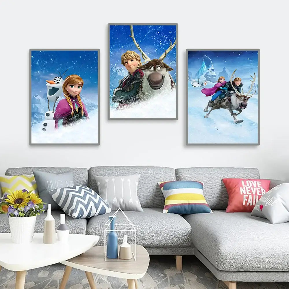 DecorBites™ Disney Frozen Anna & Elsa Canvas Art