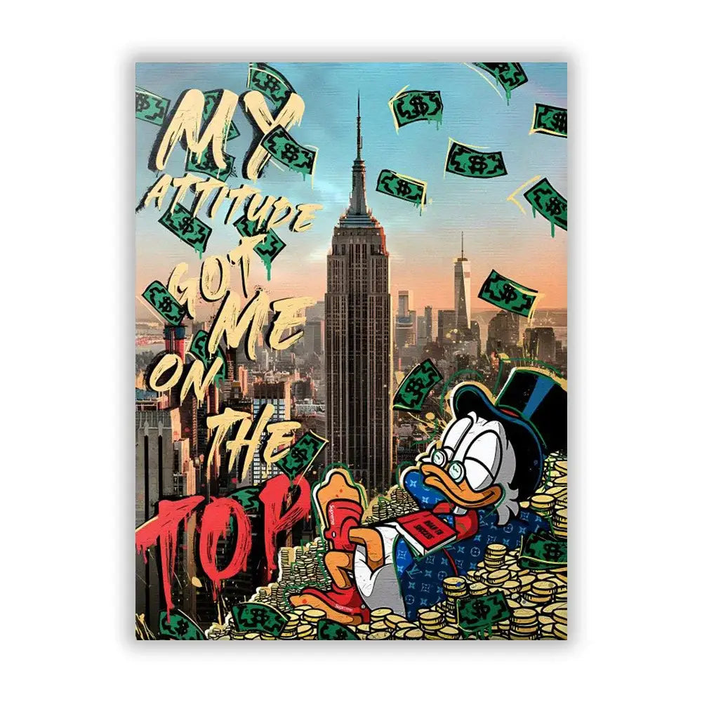 DecorBites™ Disney Marvel Donald Duck Canvas Wall Art