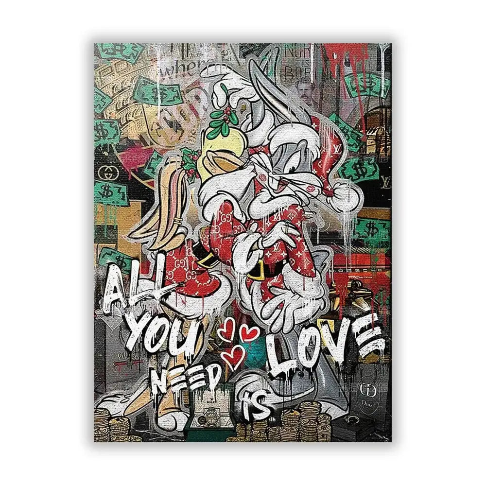 DecorBites™ Disney Marvel Donald Duck Canvas Wall Art