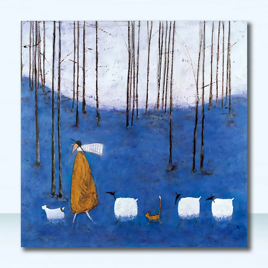 DecorBites™ Dog Lover Nordic Canvas Wall Art
