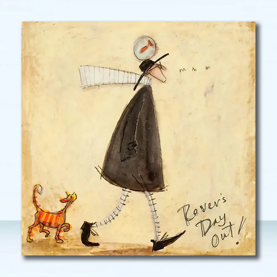 DecorBites™ Dog Lover Nordic Canvas Wall Art