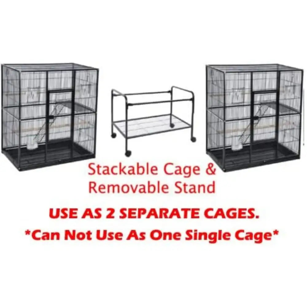 DecorBites™ Dual Breeding Flight Cage for Parrots