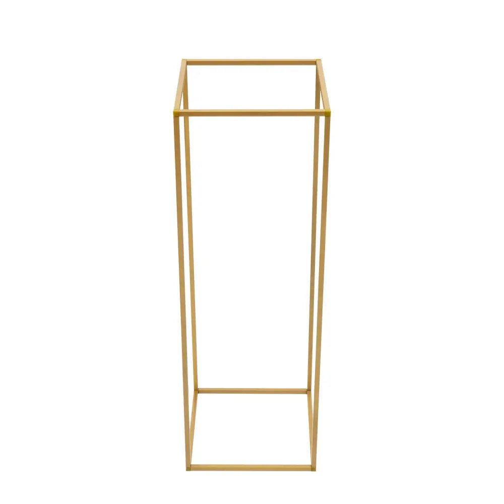 DecorBites™ Elegant 10-Piece Gold Wedding Flower Stand