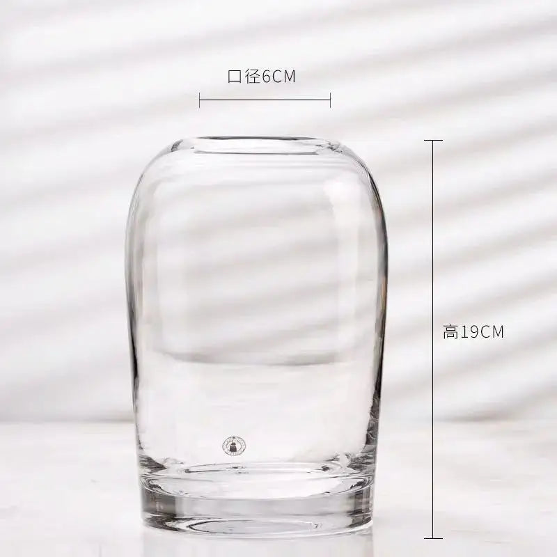 DecorBites™ Elegant European INS Glass Flower Vase