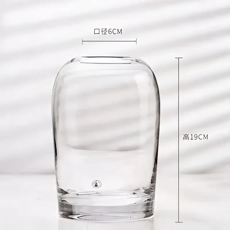 DecorBites™ Elegant European INS Glass Flower Vase
