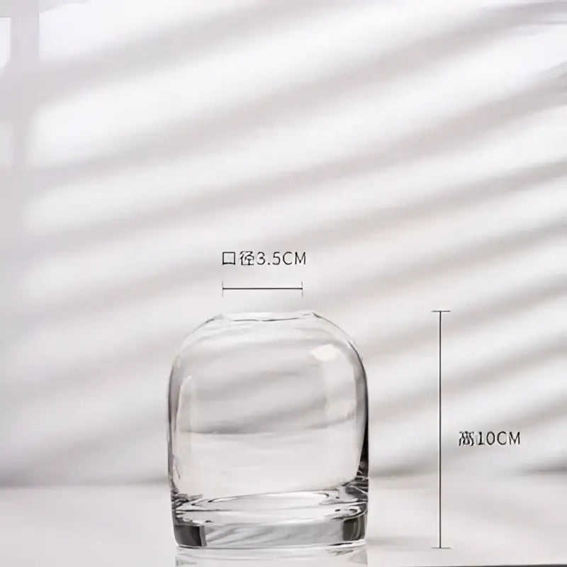 DecorBites™ Elegant European INS Glass Flower Vase