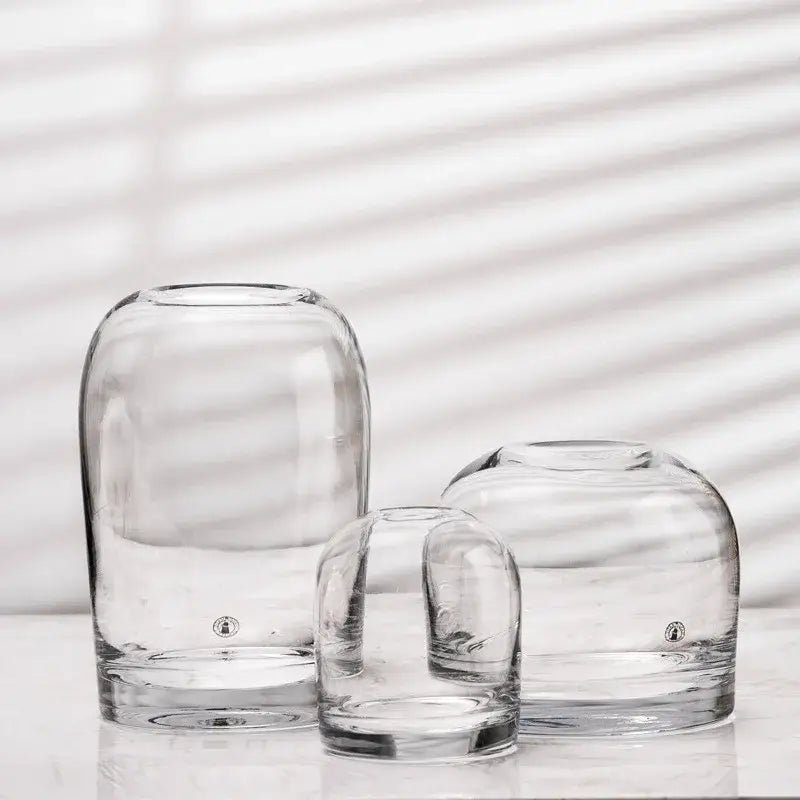 DecorBites™ Elegant European INS Glass Flower Vase