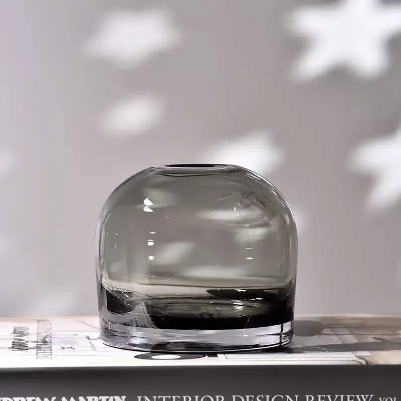 DecorBites™ Elegant European INS Glass Flower Vase