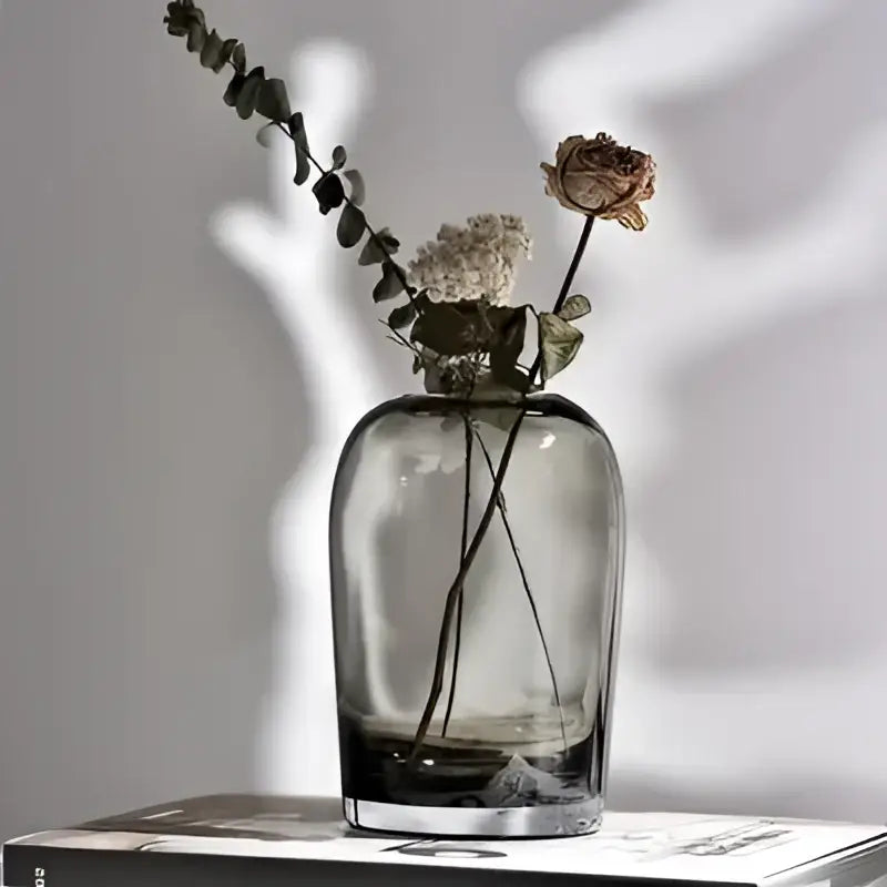 DecorBites™ Elegant European INS Glass Flower Vase