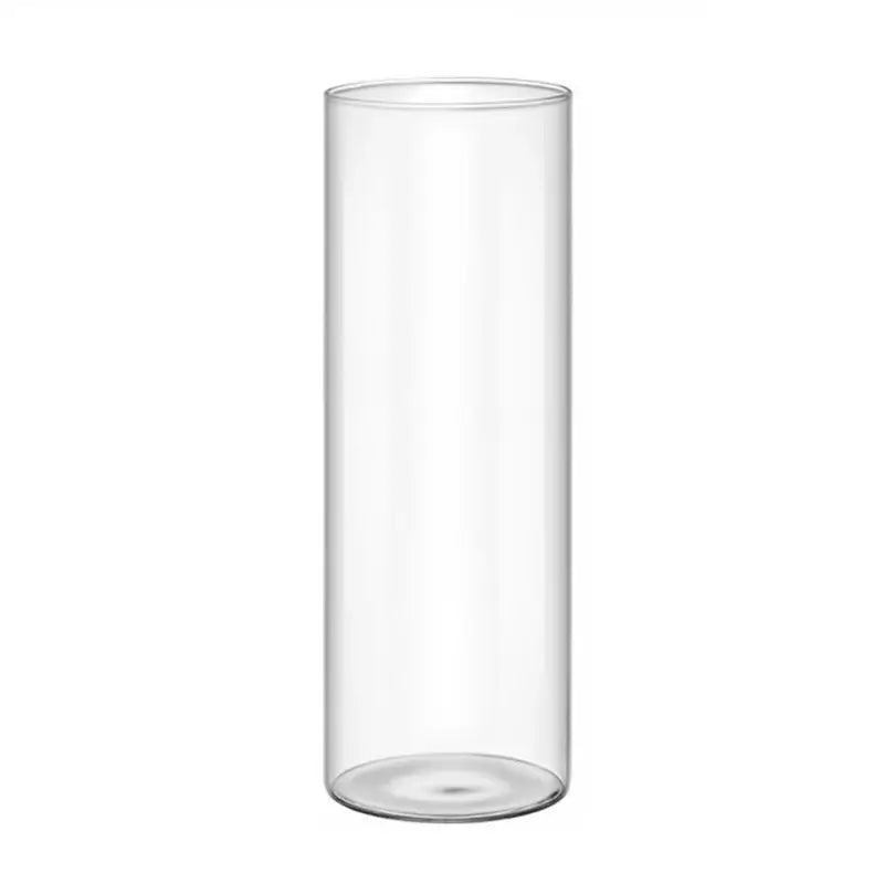 DecorBites™ Elegant Glass Cylinder Vase for Flowers