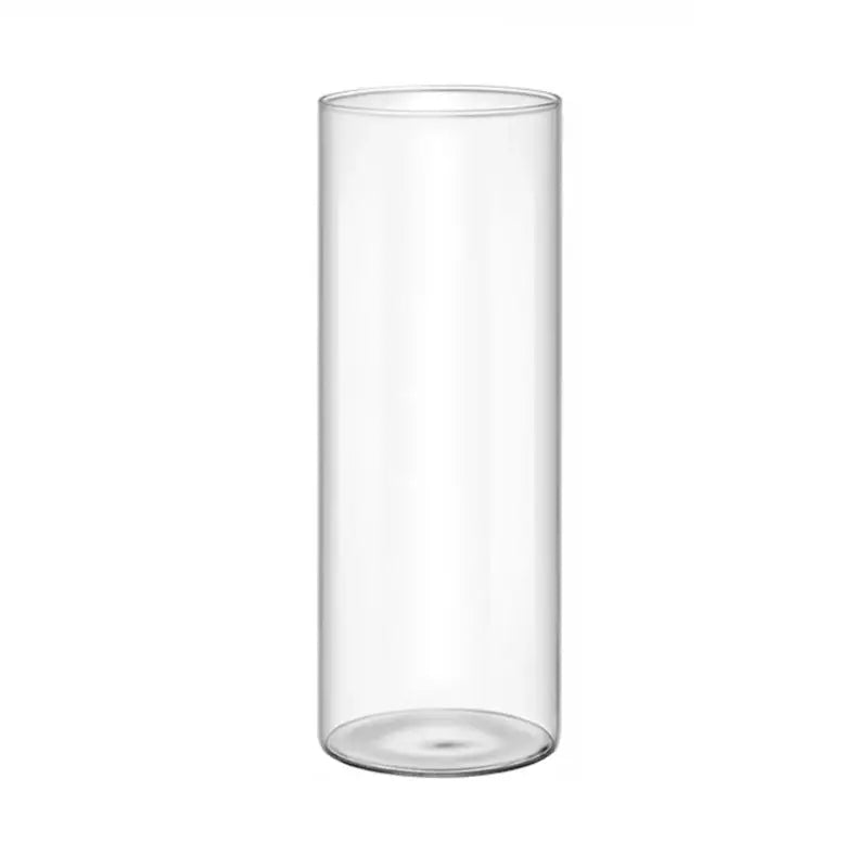 DecorBites™ Elegant Glass Cylinder Vase for Flowers