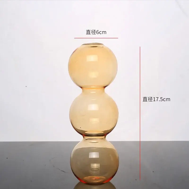 DecorBites™ Elegant Glass Vase Home Decor Accent