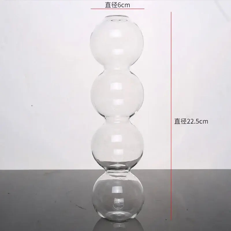 DecorBites™ Elegant Glass Vase Home Decor Accent
