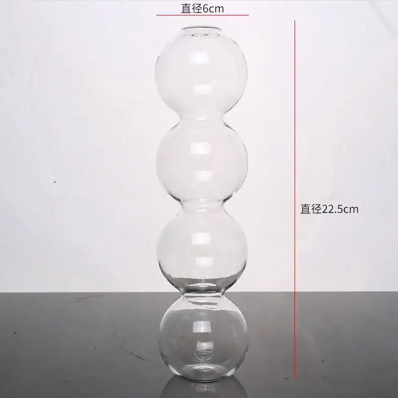 DecorBites™ Elegant Glass Vase Home Decor Accent