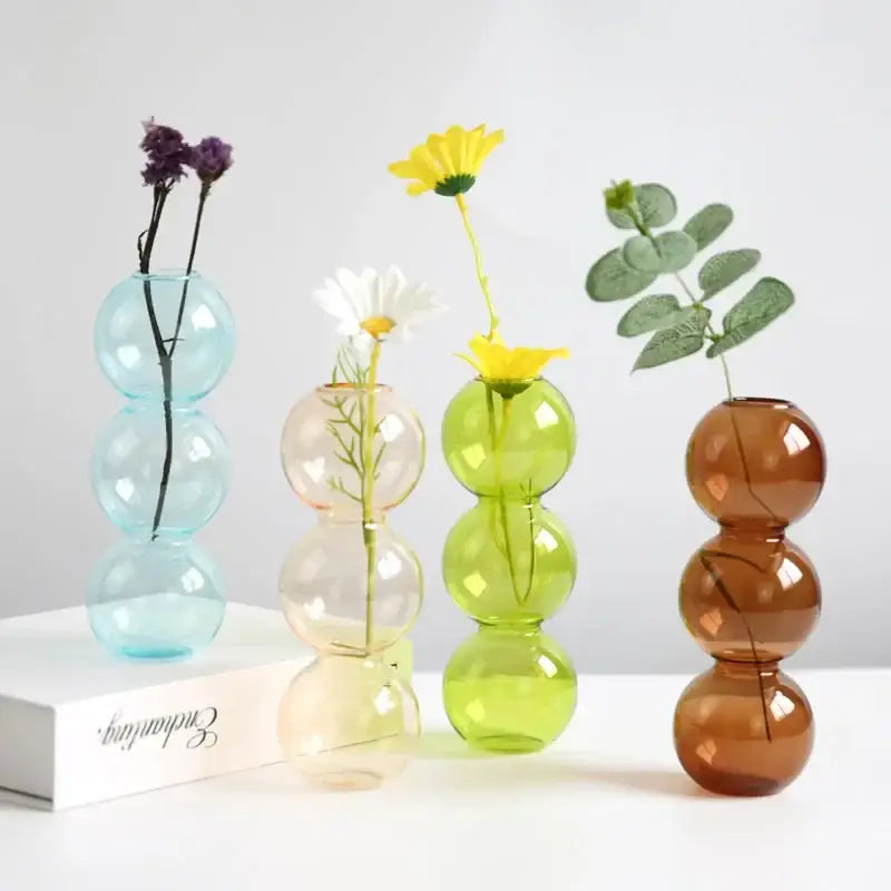 DecorBites™ Elegant Glass Vase Home Decor Accent