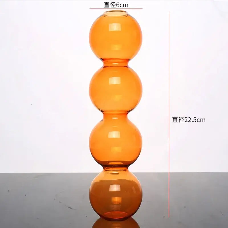 DecorBites™ Elegant Glass Vase Home Decor Accent