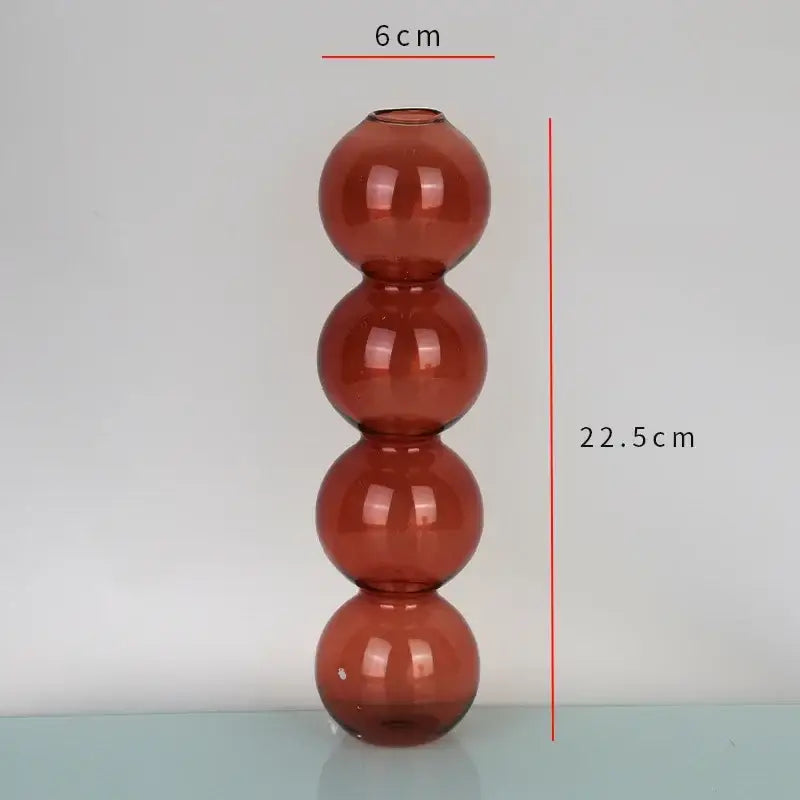 DecorBites™ Elegant Glass Vase Home Decor Accent
