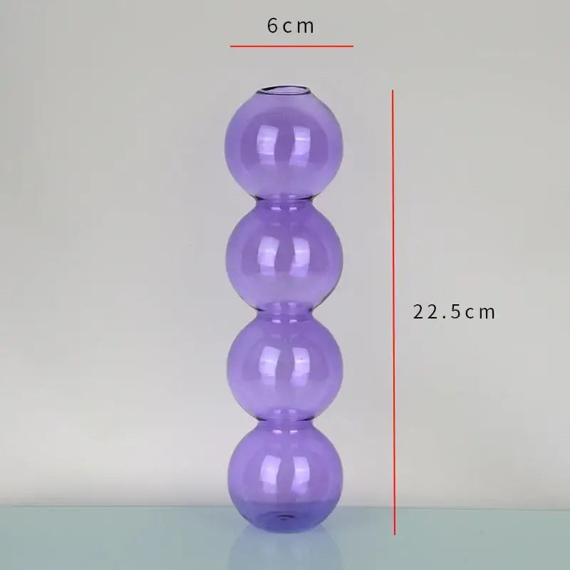 DecorBites™ Elegant Glass Vase Home Decor Accent