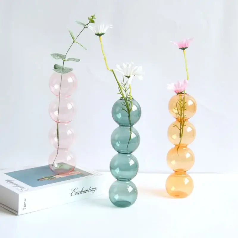 DecorBites™ Elegant Glass Vase Home Decor Accent