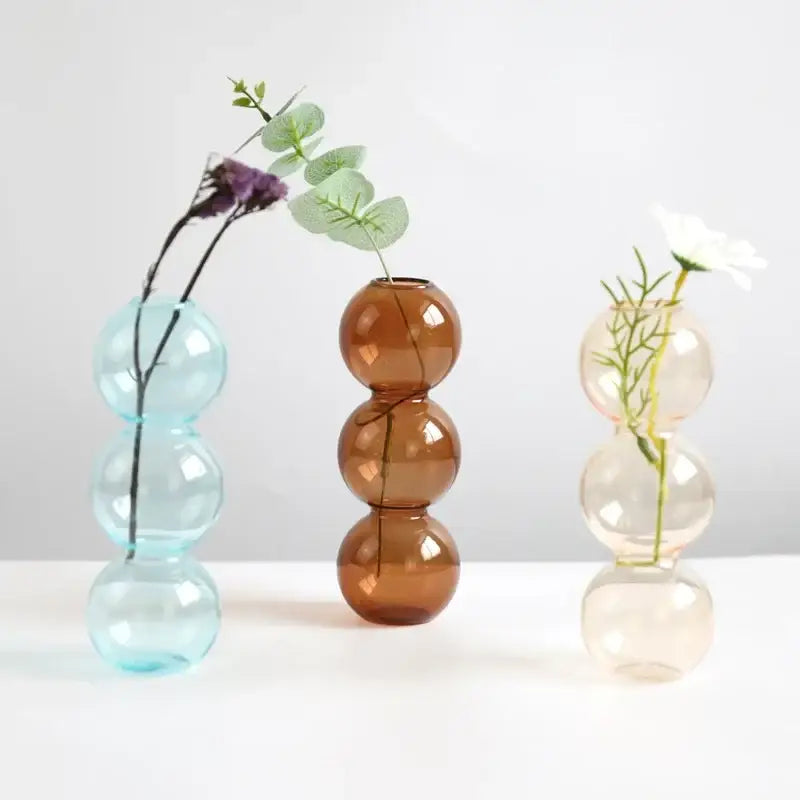 DecorBites™ Elegant Glass Vase Home Decor Accent