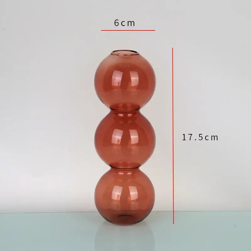 DecorBites™ Elegant Glass Vase Home Decor Accent