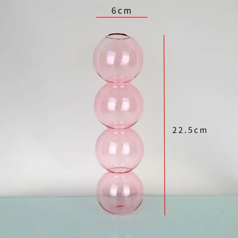 DecorBites™ Elegant Glass Vase Home Decor Accent