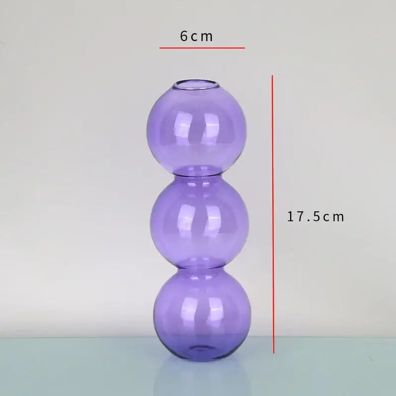 DecorBites™ Elegant Glass Vase Home Decor Accent