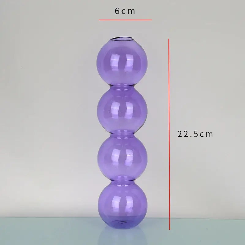 DecorBites™ Elegant Glass Vase Home Decor Accent