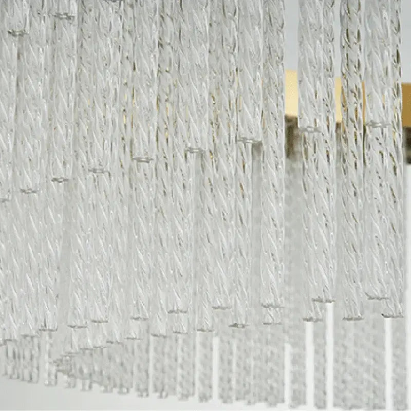 DecorBites™ Elegant Gold Crystal Chandelier for Home Lighting