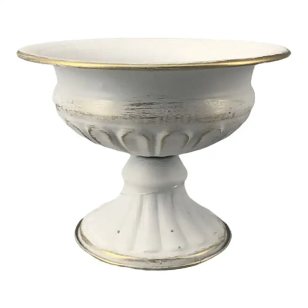 DecorBites™ Elegant Metal Flower Vase Candle Holders