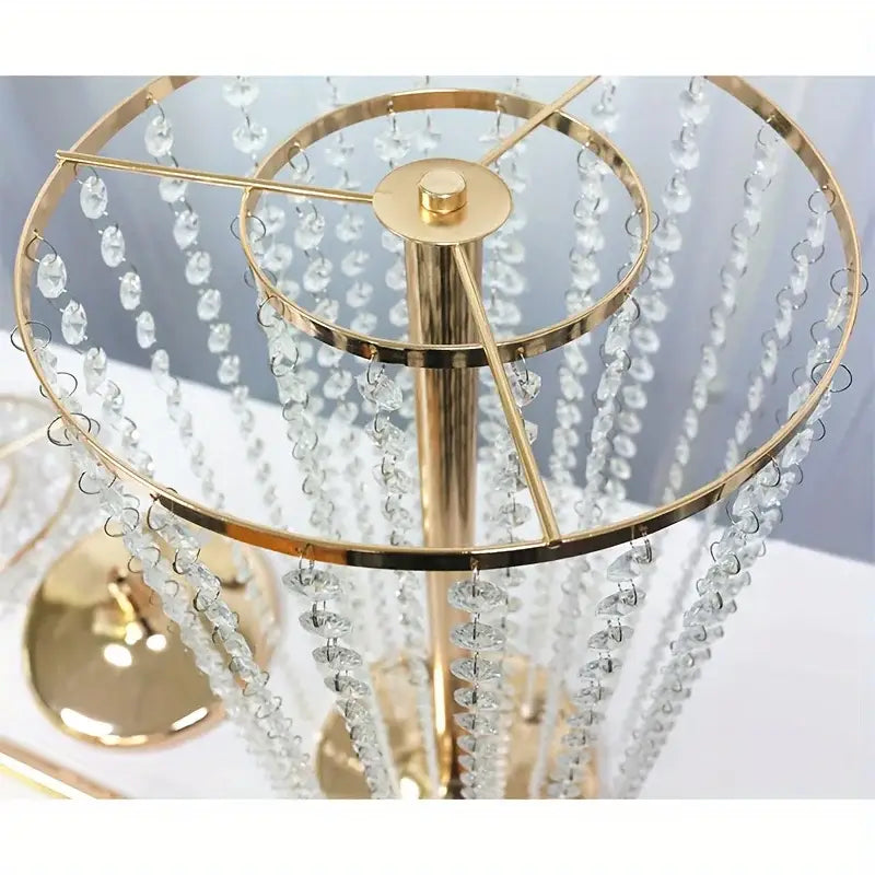 DecorBites™ Elegant Metal Vases for Wedding Decor