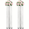 DecorBites™ Elegant Metal Vases for Wedding Decor