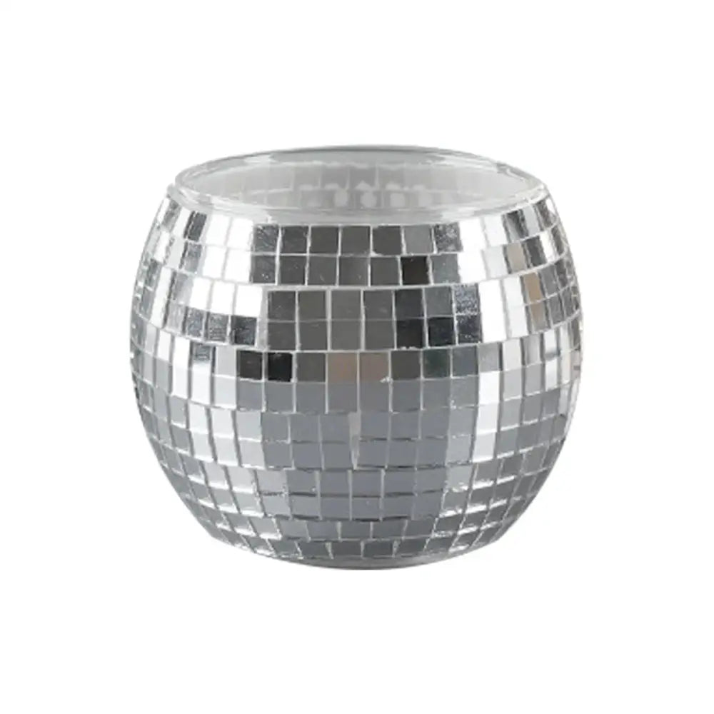 DecorBites™ Elegant Round Glass Vase for Home Decor
