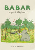 DecorBites™ Elephant Babar Family Cartoon Print for Kids Room